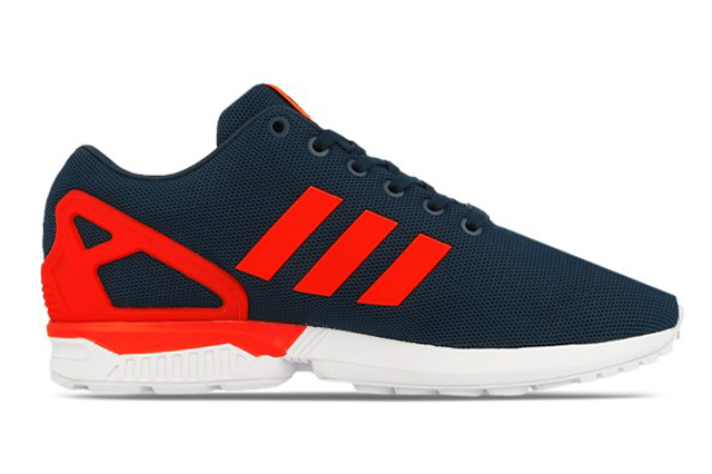 Adidas ORIGINALS ZX FLUX DARK BLUE SOLAR RED